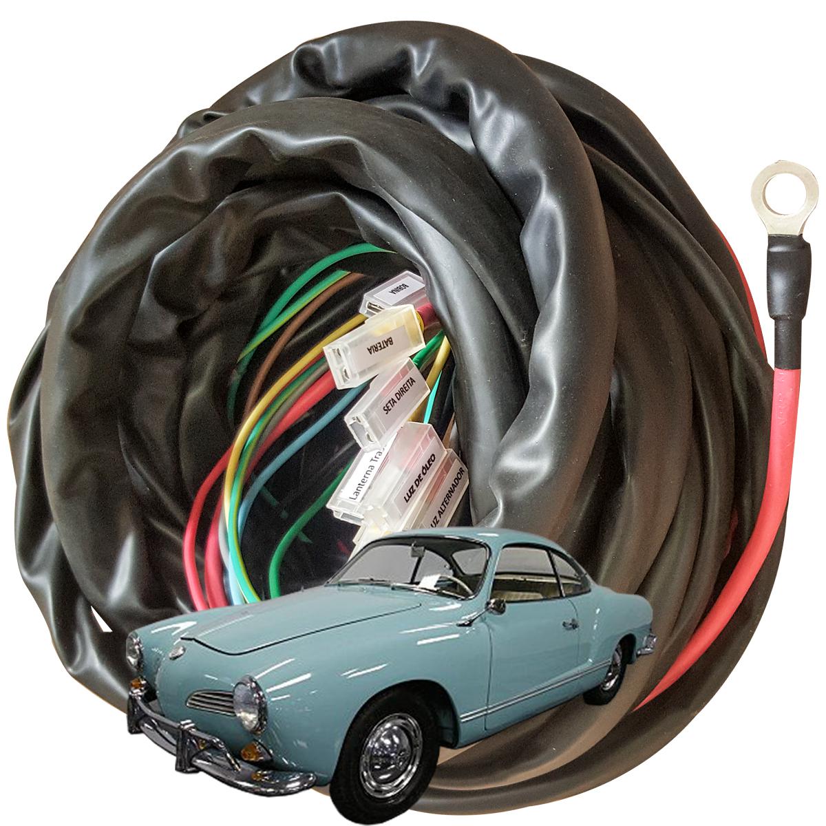 Miniatura Chicote Elétrico Vw Karmann Ghia Gerador