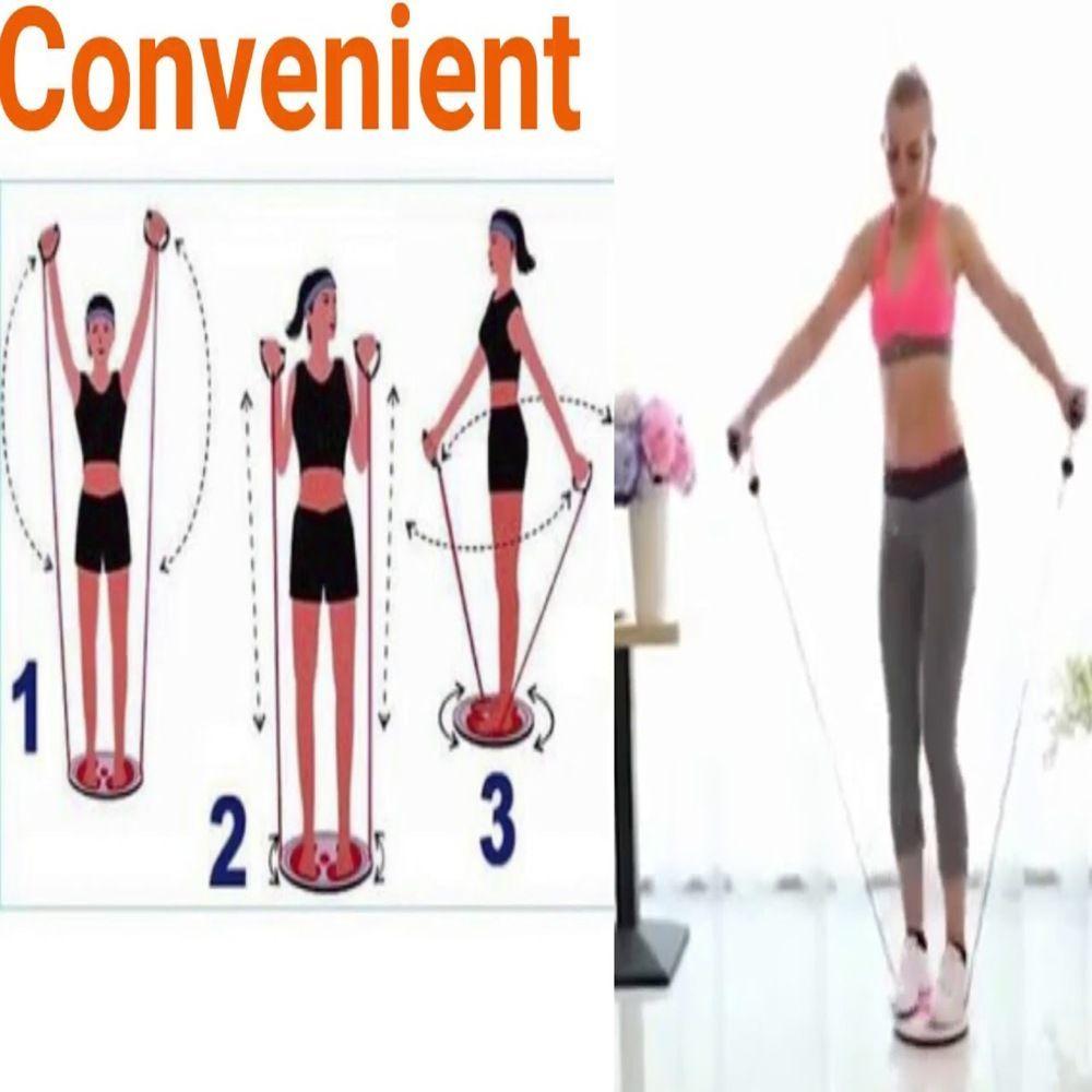 Miniatura Disco De Exercicio Corporal Equilibrio Com Elastico Corda Academia Em Casa Roda Exercicio Twist De Torção Pilates Yoga M