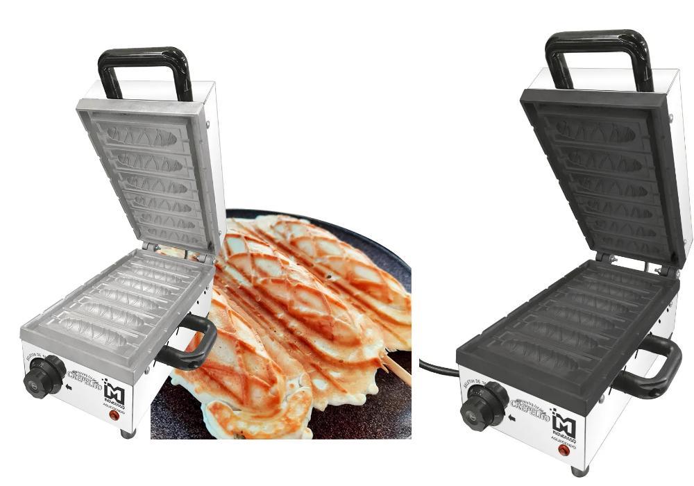 Miniatura Máquina Crepe Suíço Palito Inovamaq 6 Crepes - Modelo 127V