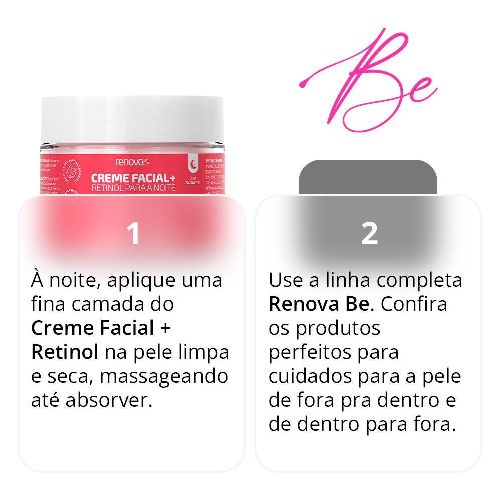 3 Potes Colágeno Verisol Renova Be + 1 Creme Facial Retinol