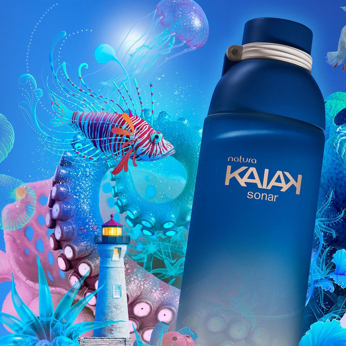 Miniatura Natura Deo Colônia Kaiak Sonar Feminino - 100Ml