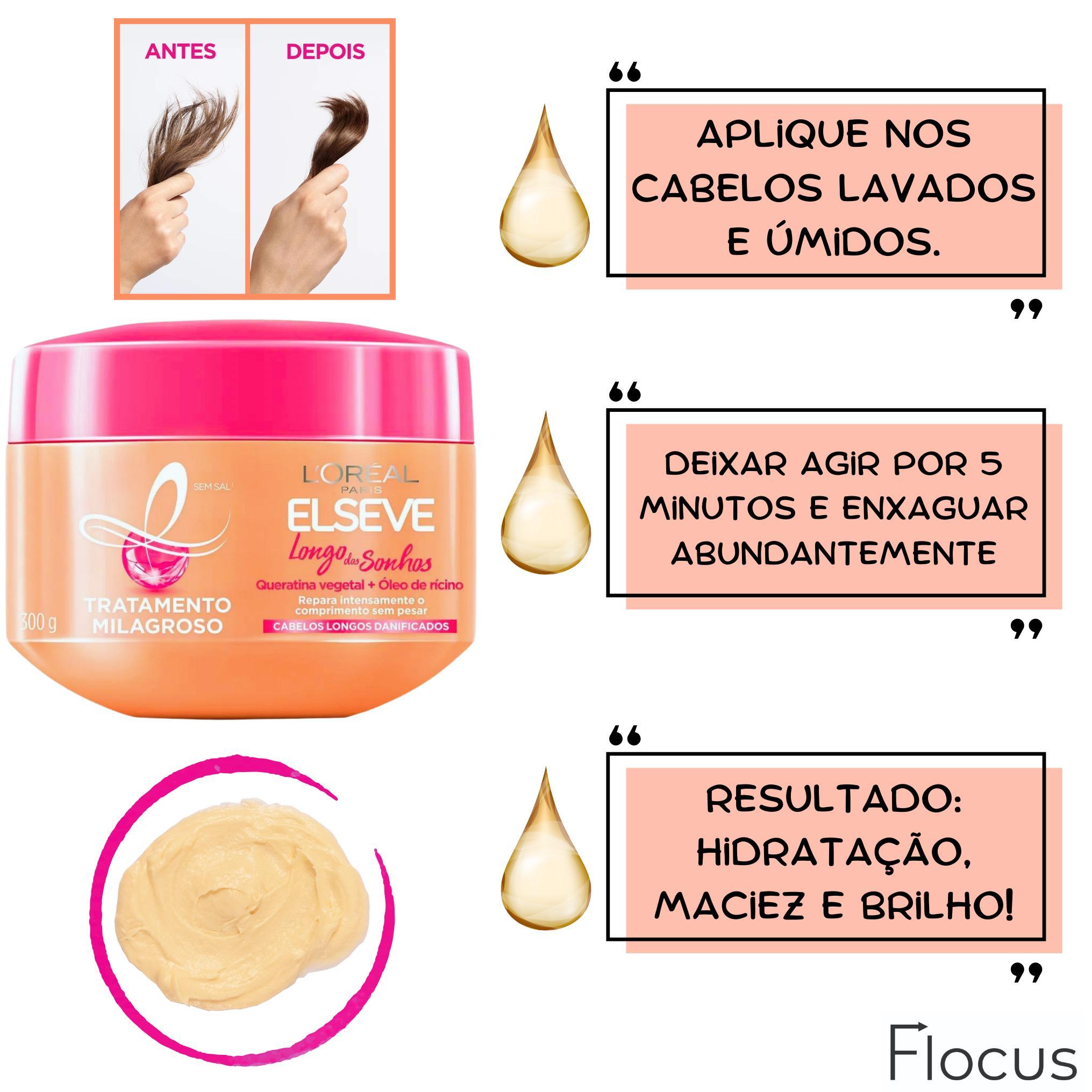 Miniatura Elseve Mascara Ultra Gloss Reparação Extrordinário Hidra