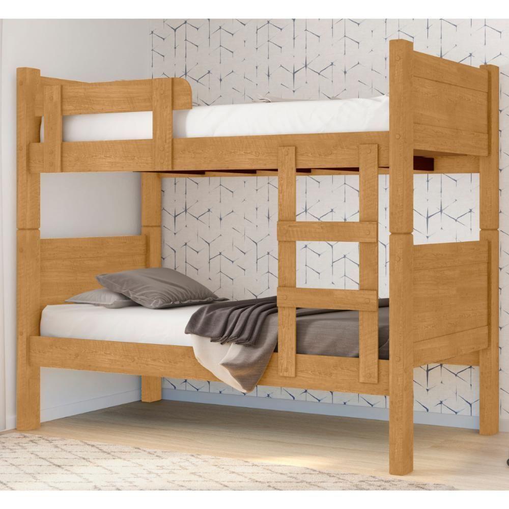 Miniatura Cama Beliche Com Colchão Solteiro Toledo Naturalle