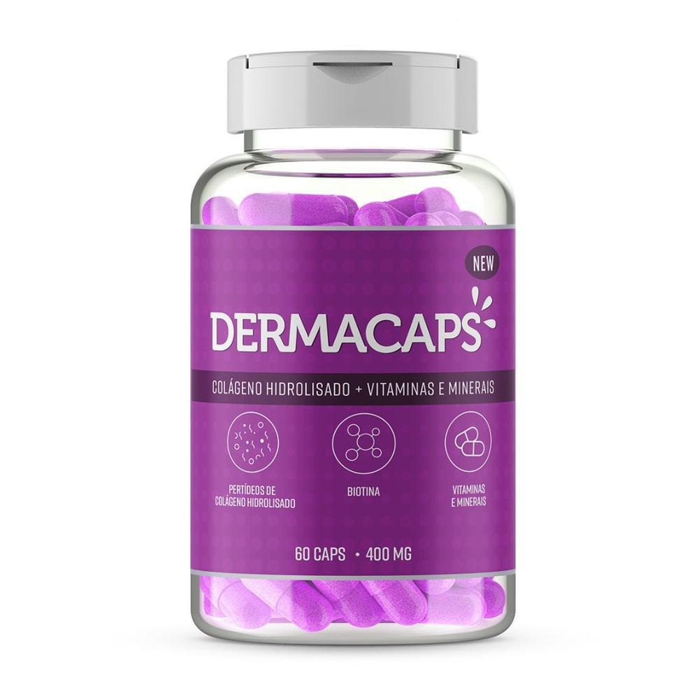 Miniatura Dermacaps-Colágeno Hidrolisado- Vit. E- 60 Cápsulas - 400Mg