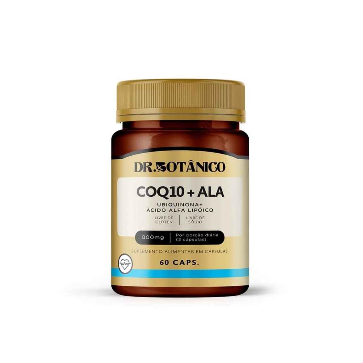Miniatura Coenzima Q10 + Acido Alfa Lipoico 60 Capsulas Dr Botanico