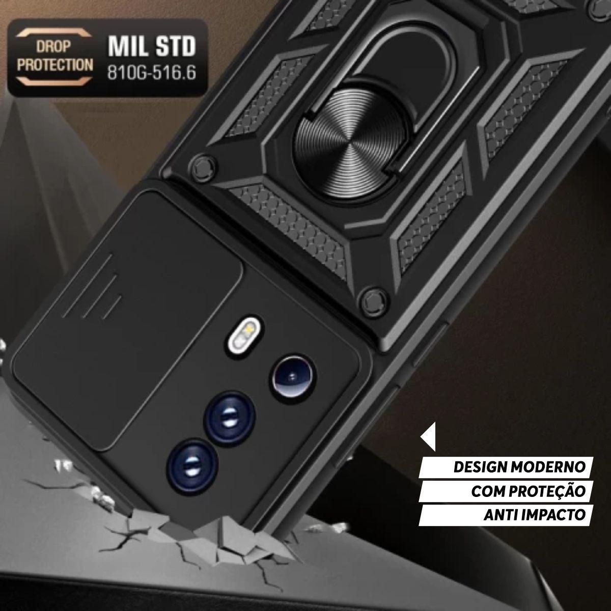 Miniatura Capa Capinha Case Para Xiaomi Mi 13 Lite - Protetora Militar