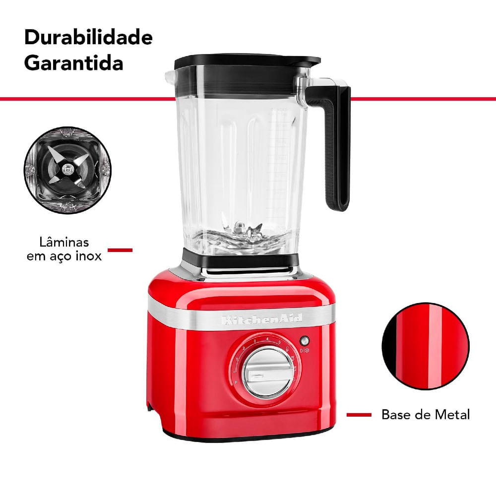 Miniatura Liquidificador K400 KitchenAid Empire Red - KUA35AV 110V