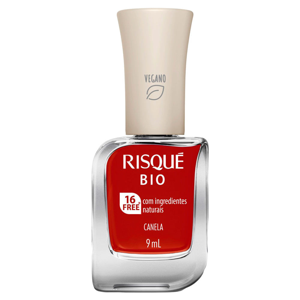 Miniatura Esmalte Risqué Bio Cor Canela 9ml