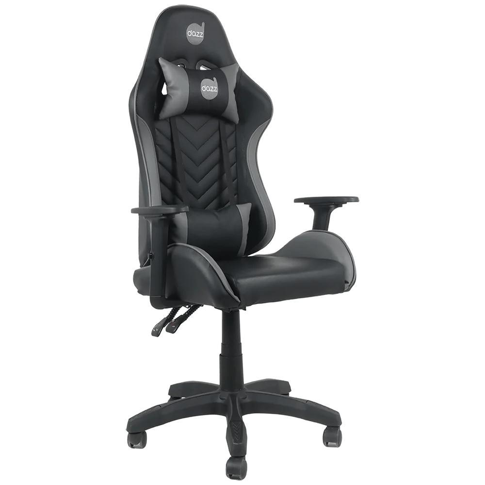Miniatura Cadeira Gamer Elite Pro Dazz Preto E Cinza Reclinável