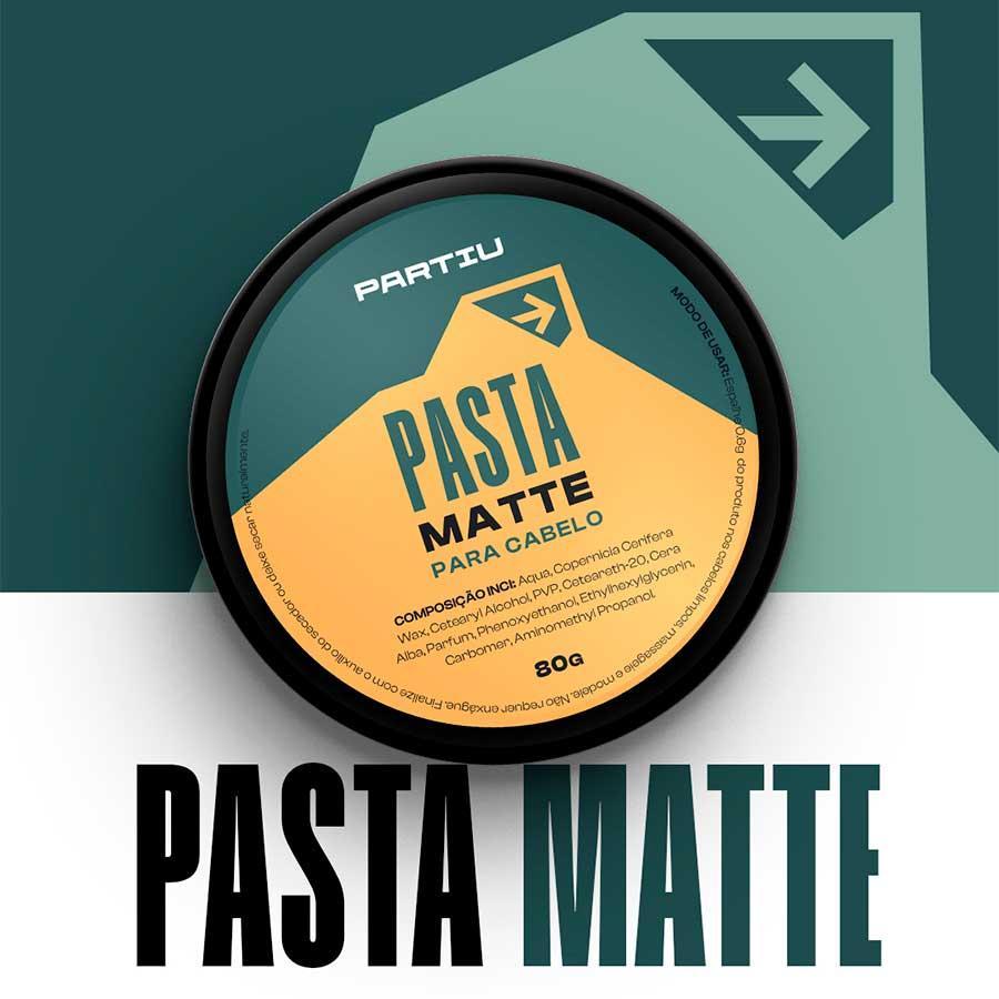 Pasta Matte Para Cabelo Vigor Pomada Efeito Seco 80G Partiu