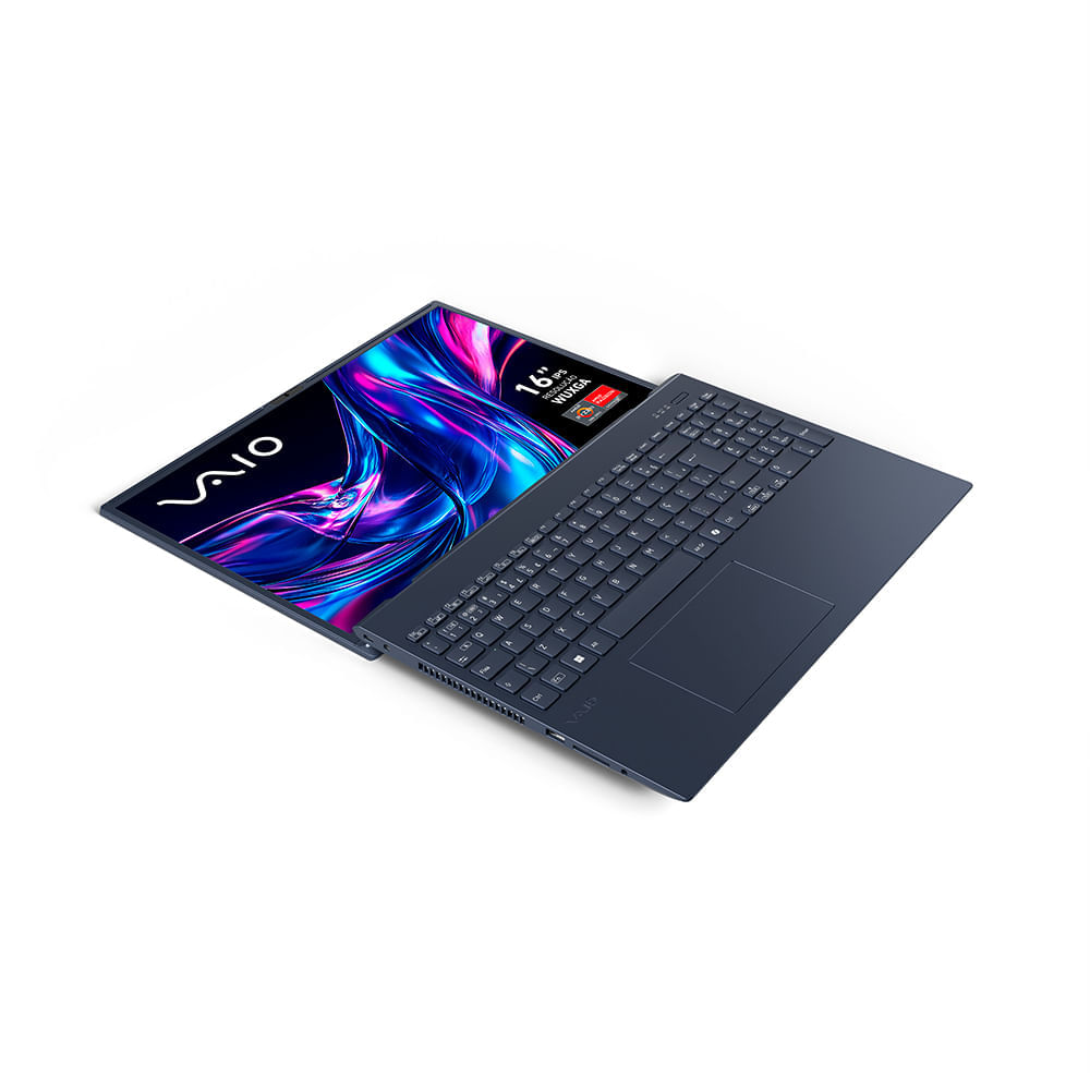 Notebook VAIO FE16 AMD® Ryzen 7-5825U Linux 8GB RAM 256GB SSD 16" IPS WUXGA Antirreflexo - Cinza Grafite