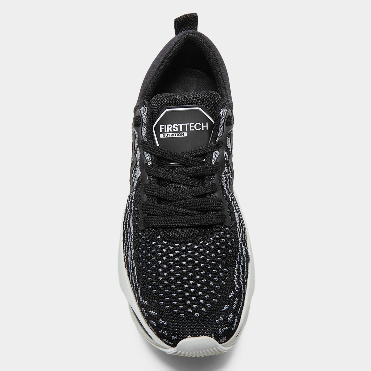 Miniatura Tênis First Corrida Masculino Preto+Branco - 41