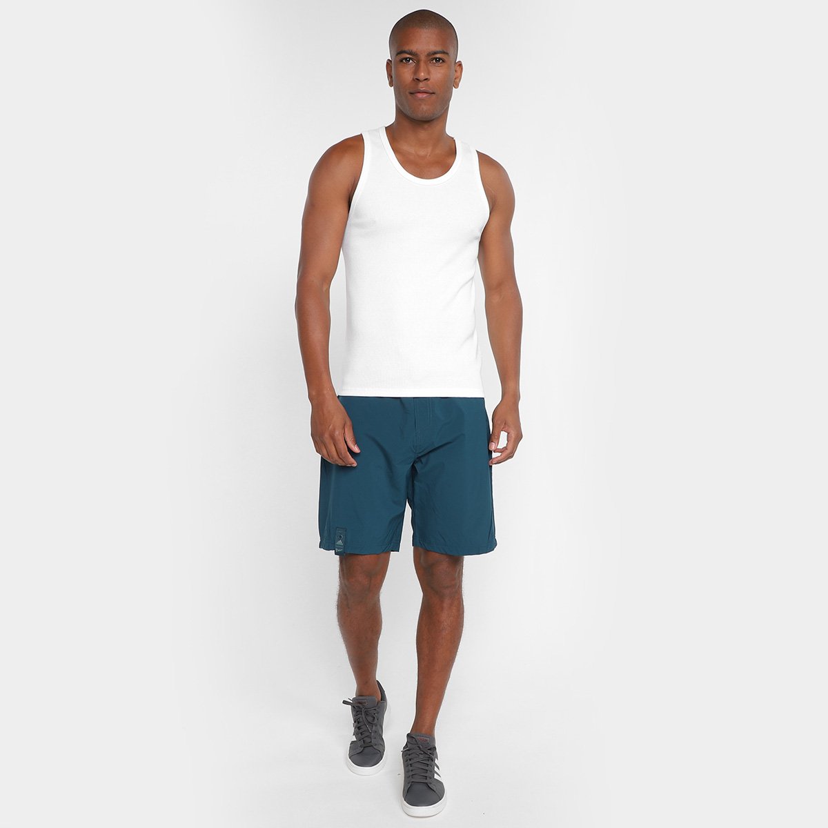 Miniatura Short Adidas Natação Parley Masculino Marrom - 30