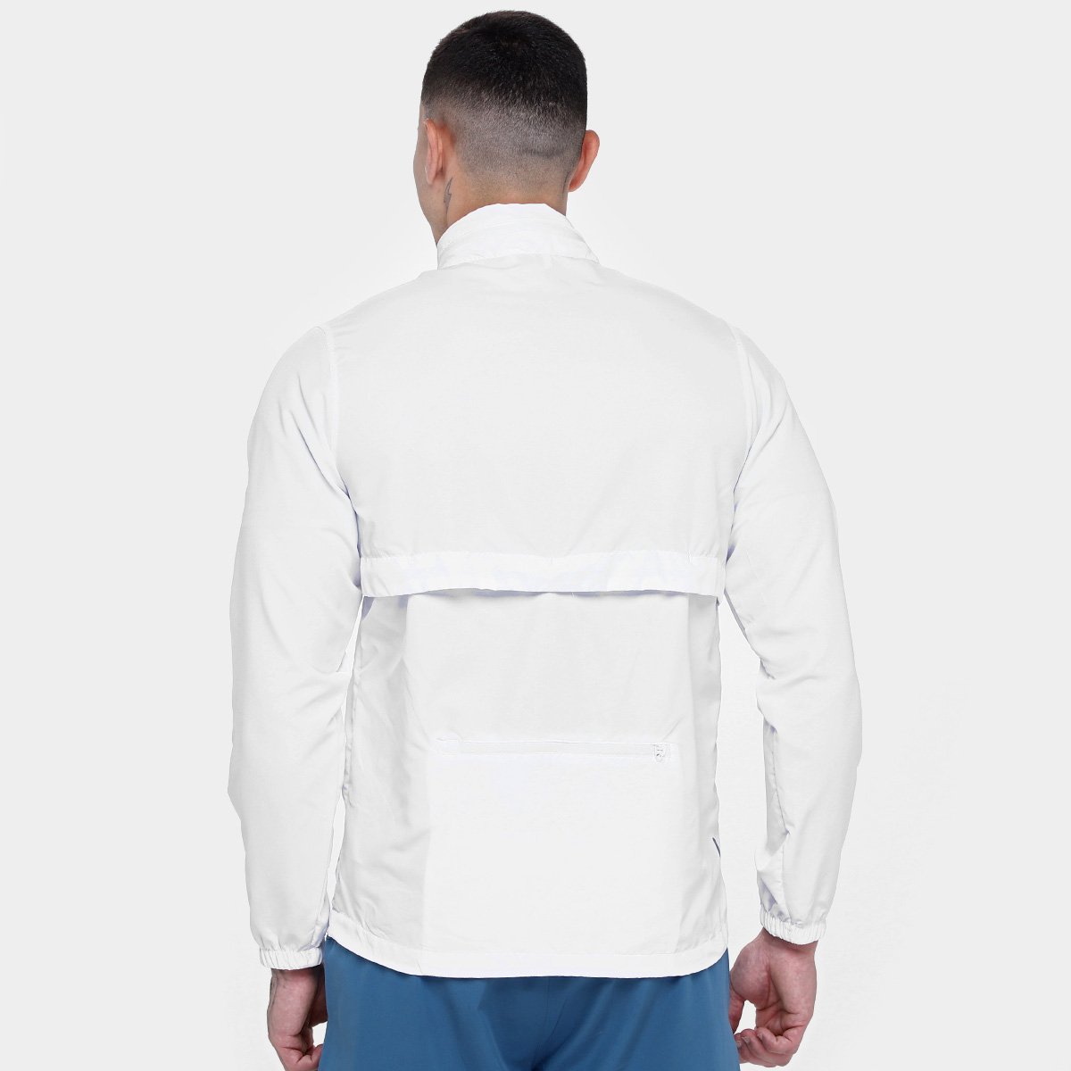 Miniatura Jaqueta Mizuno Focus Masculina Branco - G