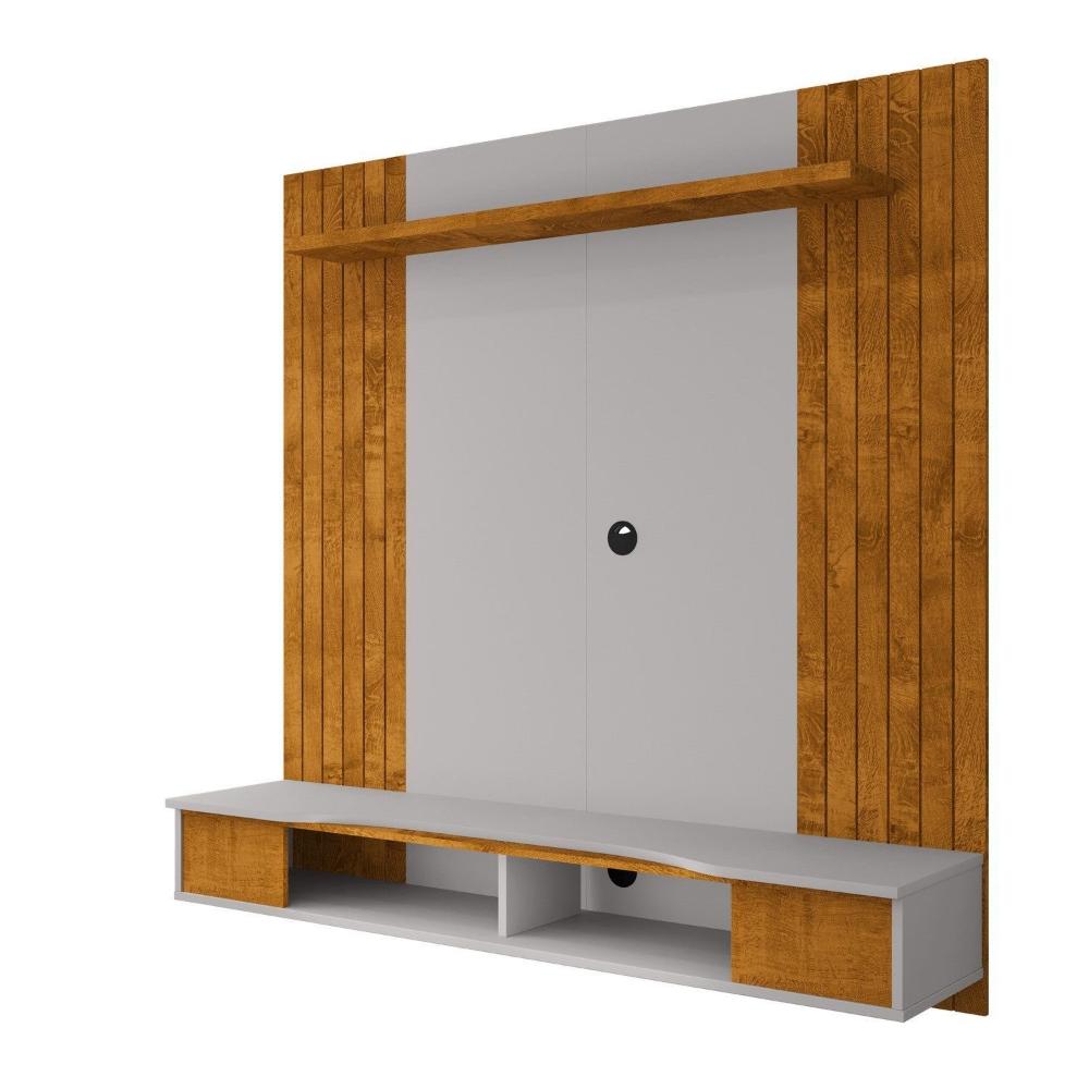 Miniatura Painel para Tv até 55 Polegadas Ipanema Marrom/Cinza