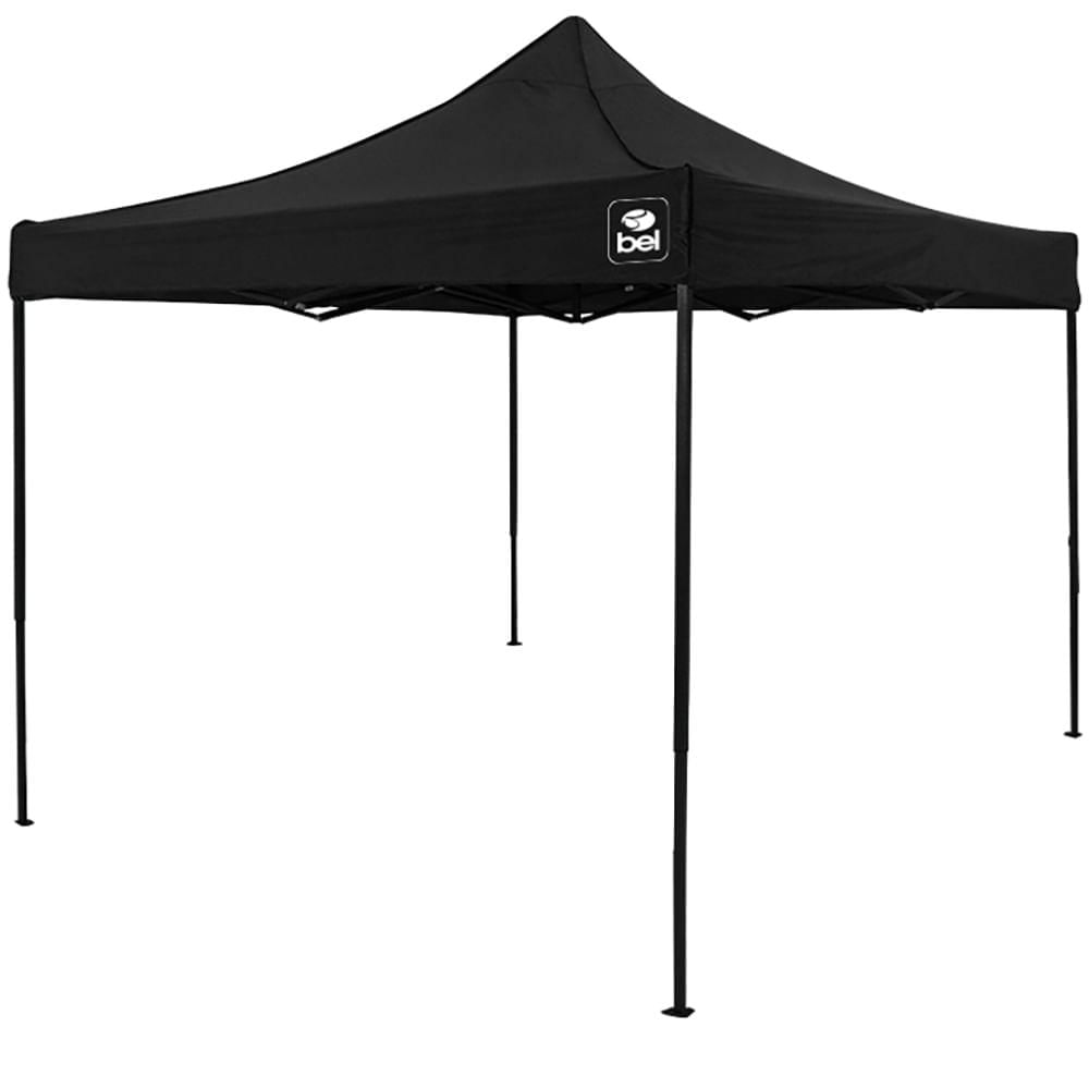 Miniatura Tenda Gazebo Dobrável 3 x 3 Metros Oxford BEL Preto