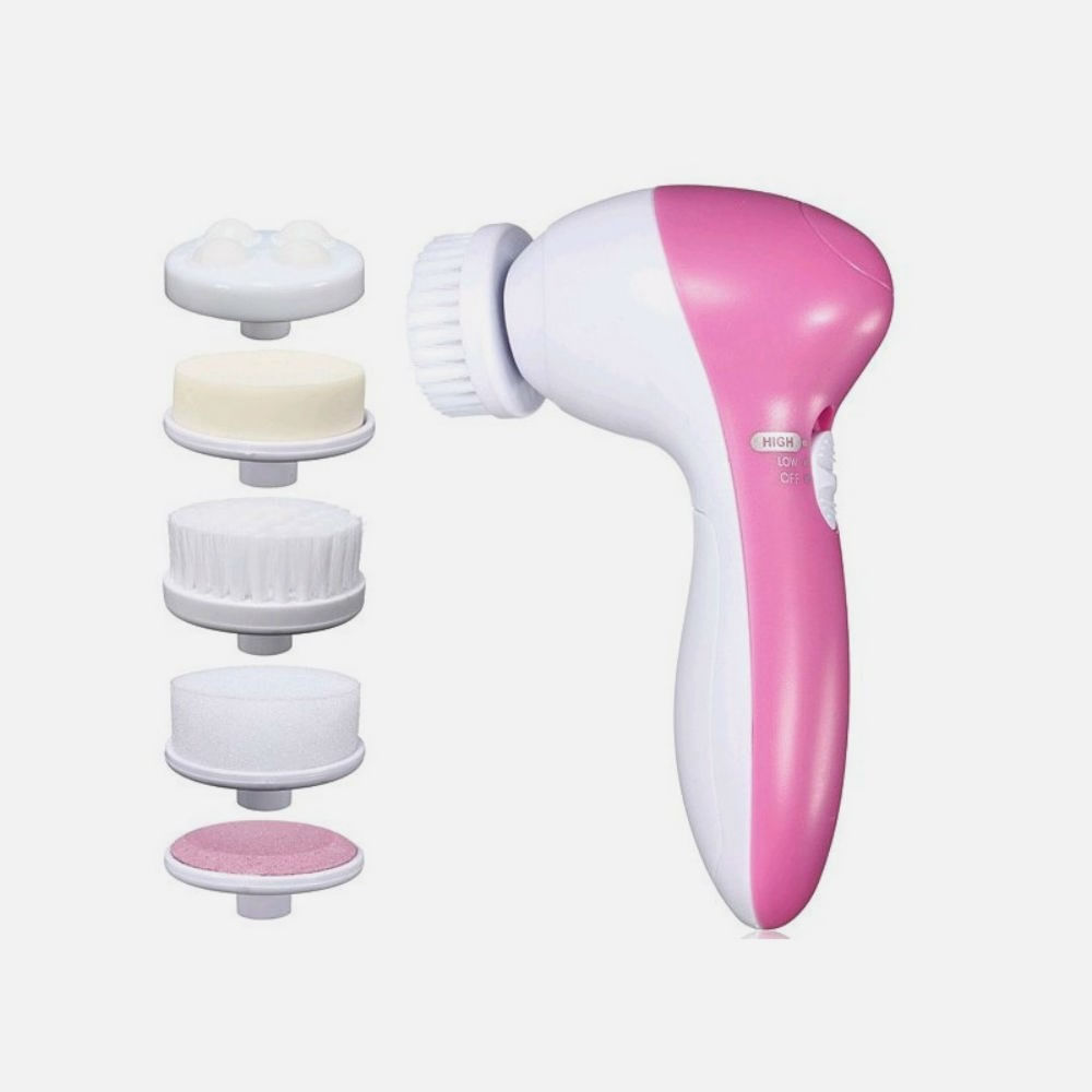 Miniatura Escova Elétrica Limpeza Facial Massageadora Esfoliação