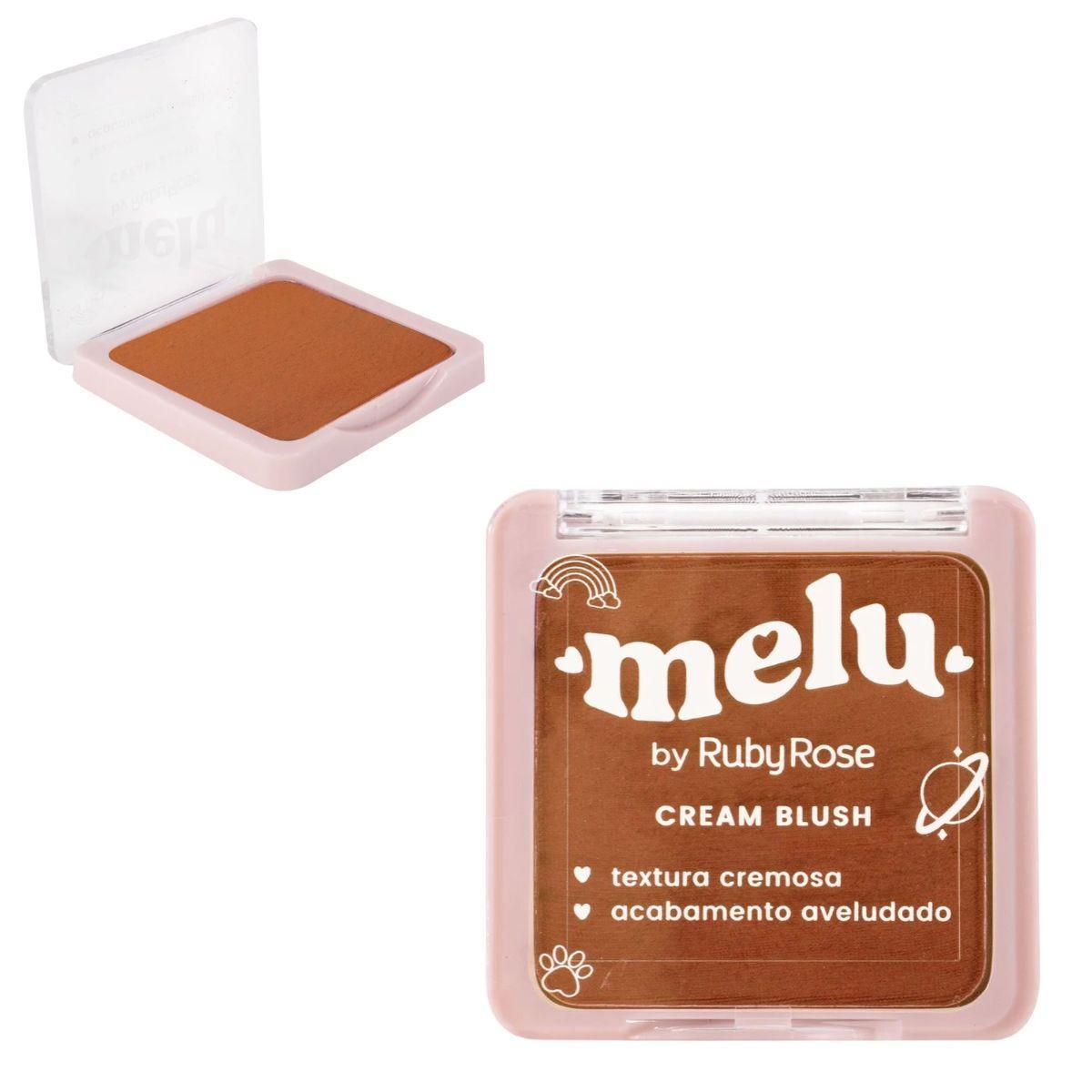 Miniatura Cream Blush Cookie Melu Ruby Rose Textura Cremosa Aveludado