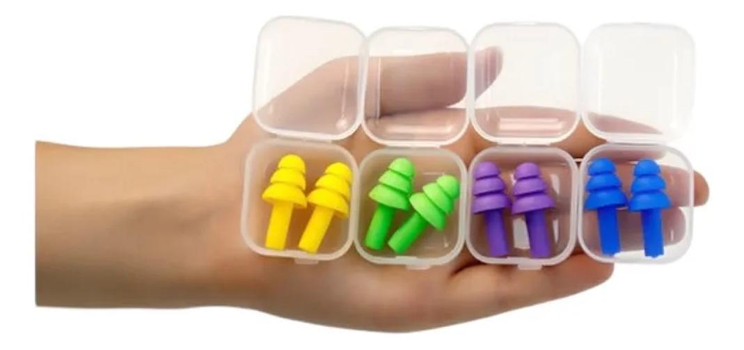 Miniatura Tampão De Ouvido Auditivo Auricular Dormir Protetor Abafador