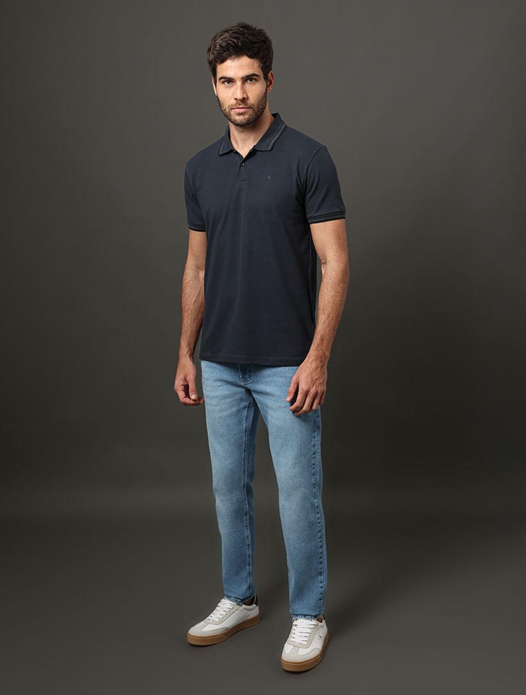 Calça Jeans Masculina Skinny 5 Pockets Calvin Klein Jeans - Azul Claro