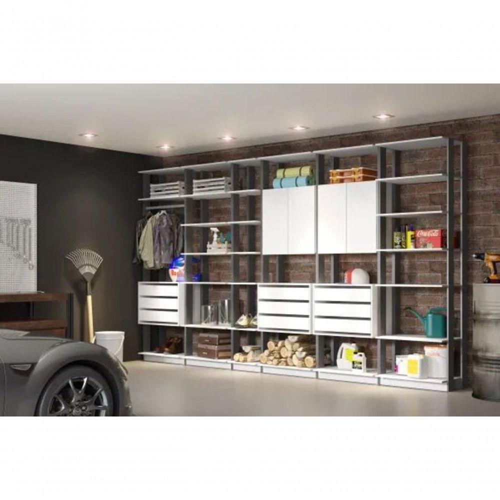 Miniatura Closet Guarda Roupa 2 Arm. 3 Gav. Linha Clothes