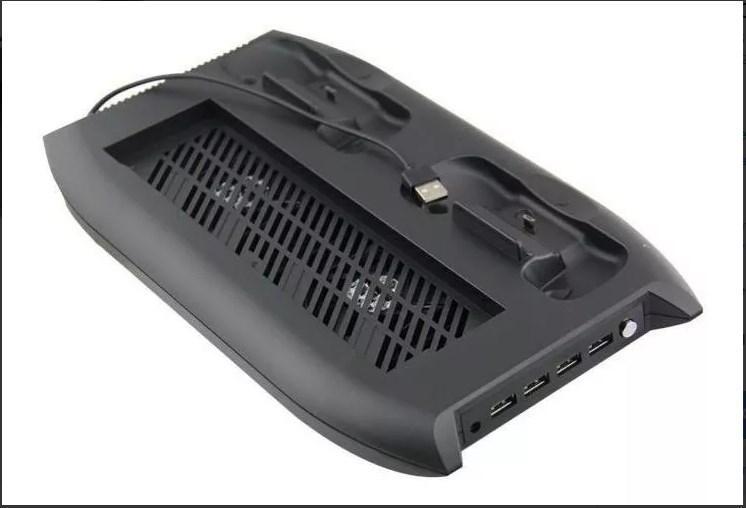 Miniatura Base Cooler Compatível Xbox One X Carregador Suporte Hub Usb