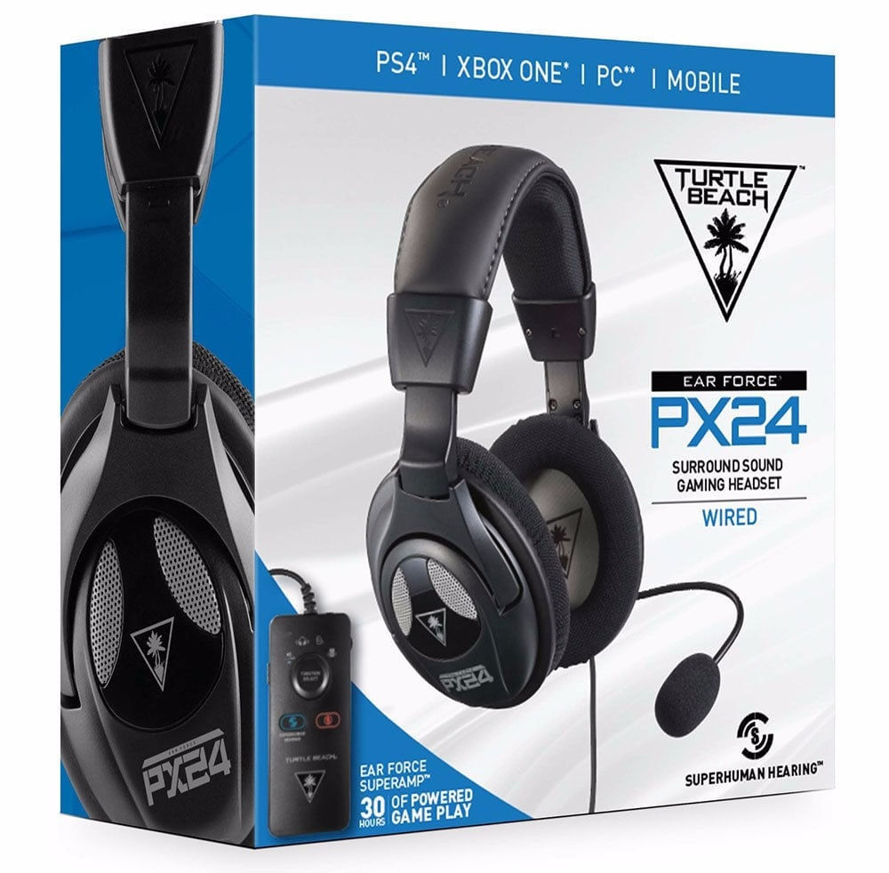 Miniatura Fone Headset Turtle Beach Px24 Para Mobile Ps4 Pc Xbox One