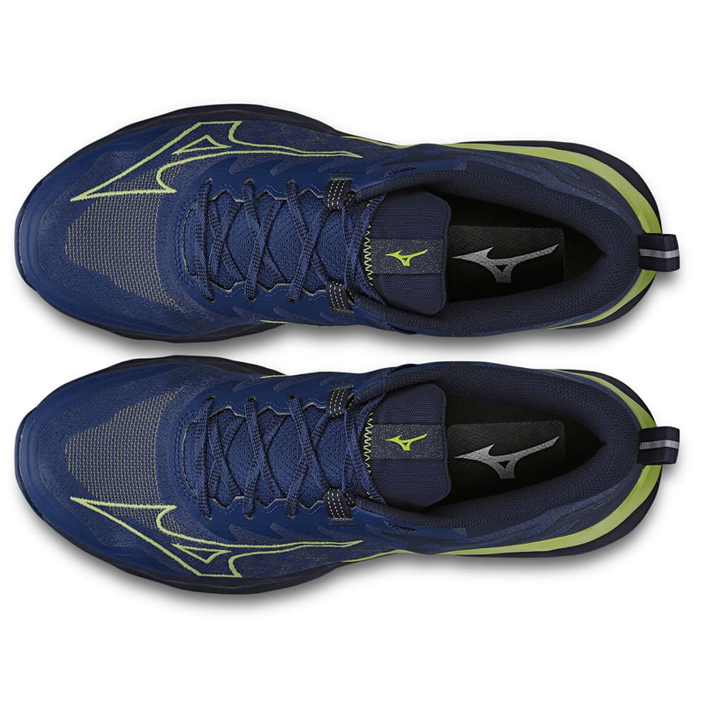 Miniatura Tênis de Trilha Masculino Mizuno Wave Daichi 8 39 Azul