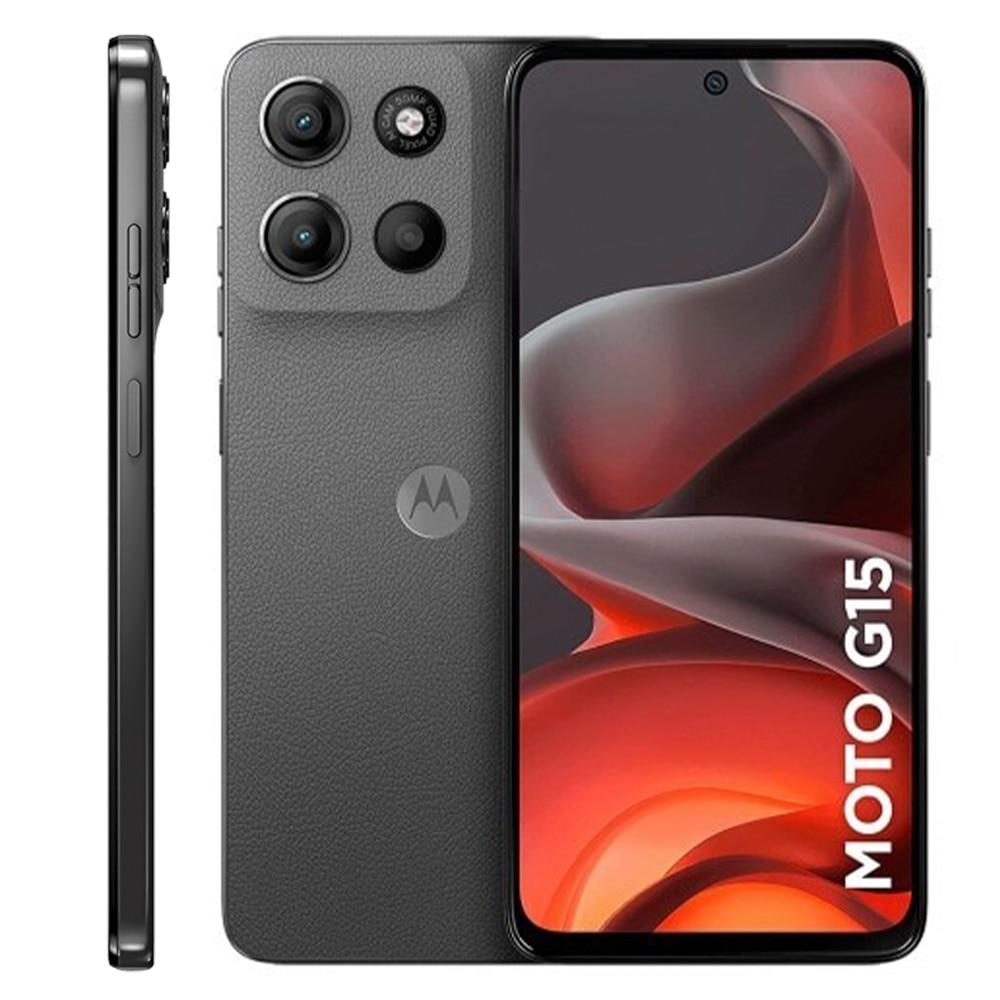 Smartphone Motorola G15 XT2521-2, Grafite - 256 Gb