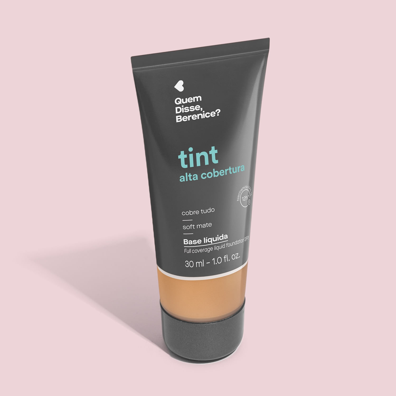 Miniatura Quem Disse, Berenice? Base Tint Alta Cobertura Cor 250Q 30ml