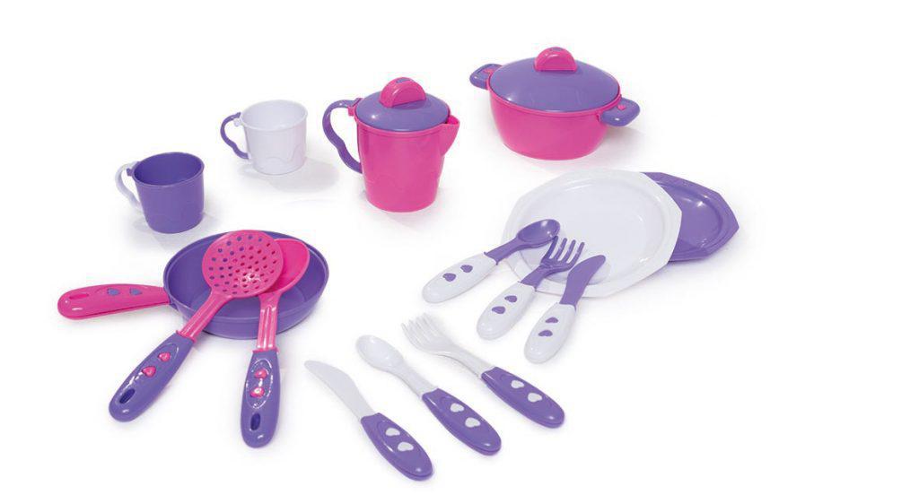 Miniatura Cozinha De Brinquedo Calesita Mini Chef Rosa Com Água