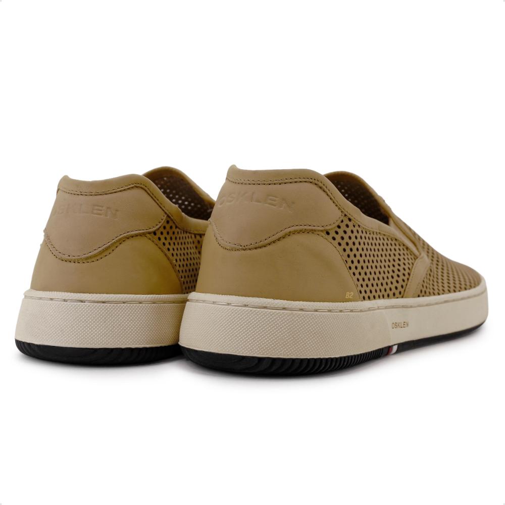 Tênis Osklen Iate Bossanova Microfuros Bege - 39