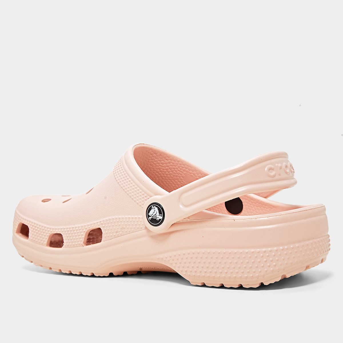 Miniatura Sandália Crocs Classic Feminina Rosa Claro - 35
