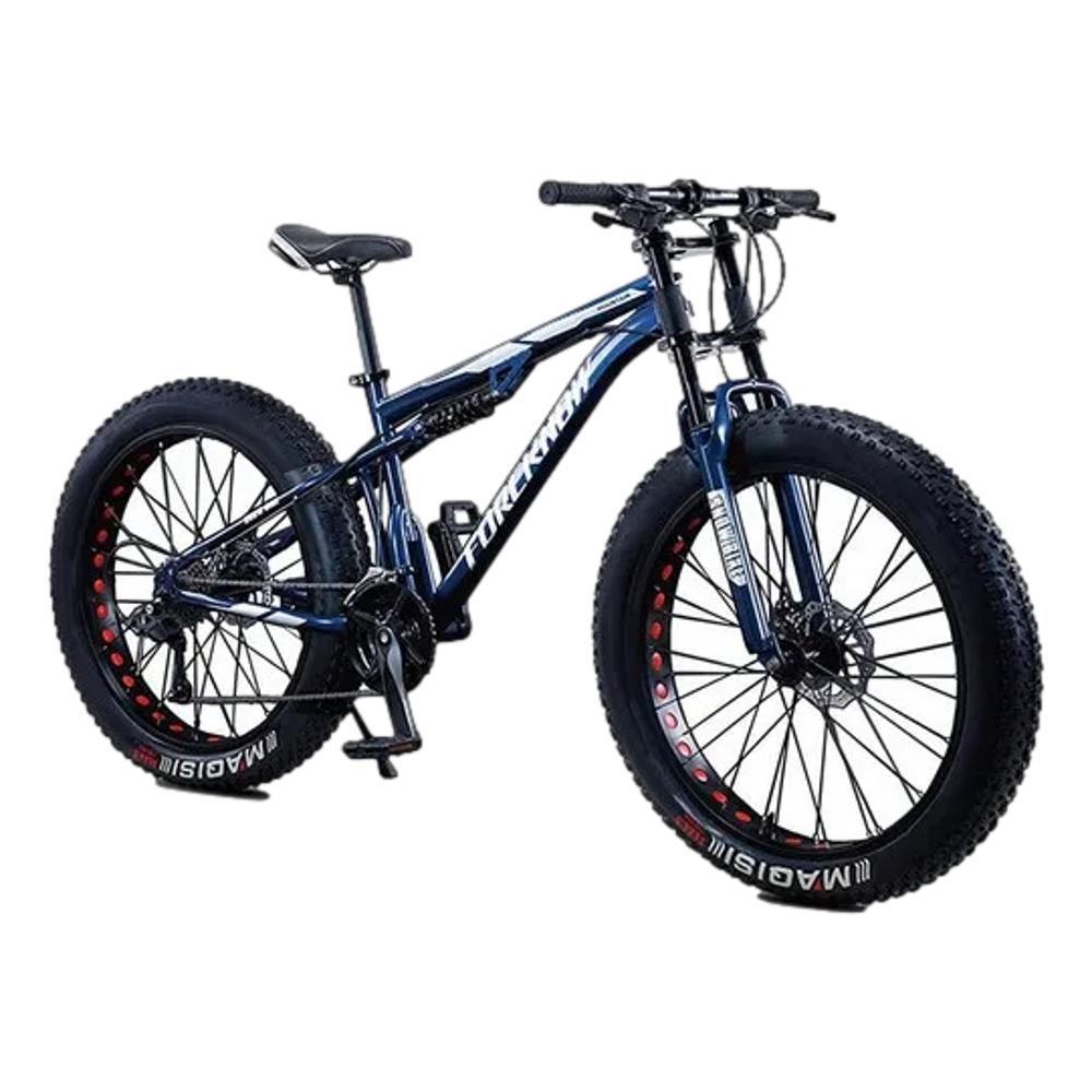 Miniatura Bicicleta Montanha Adulto 26 30 Velocidades - Azul
