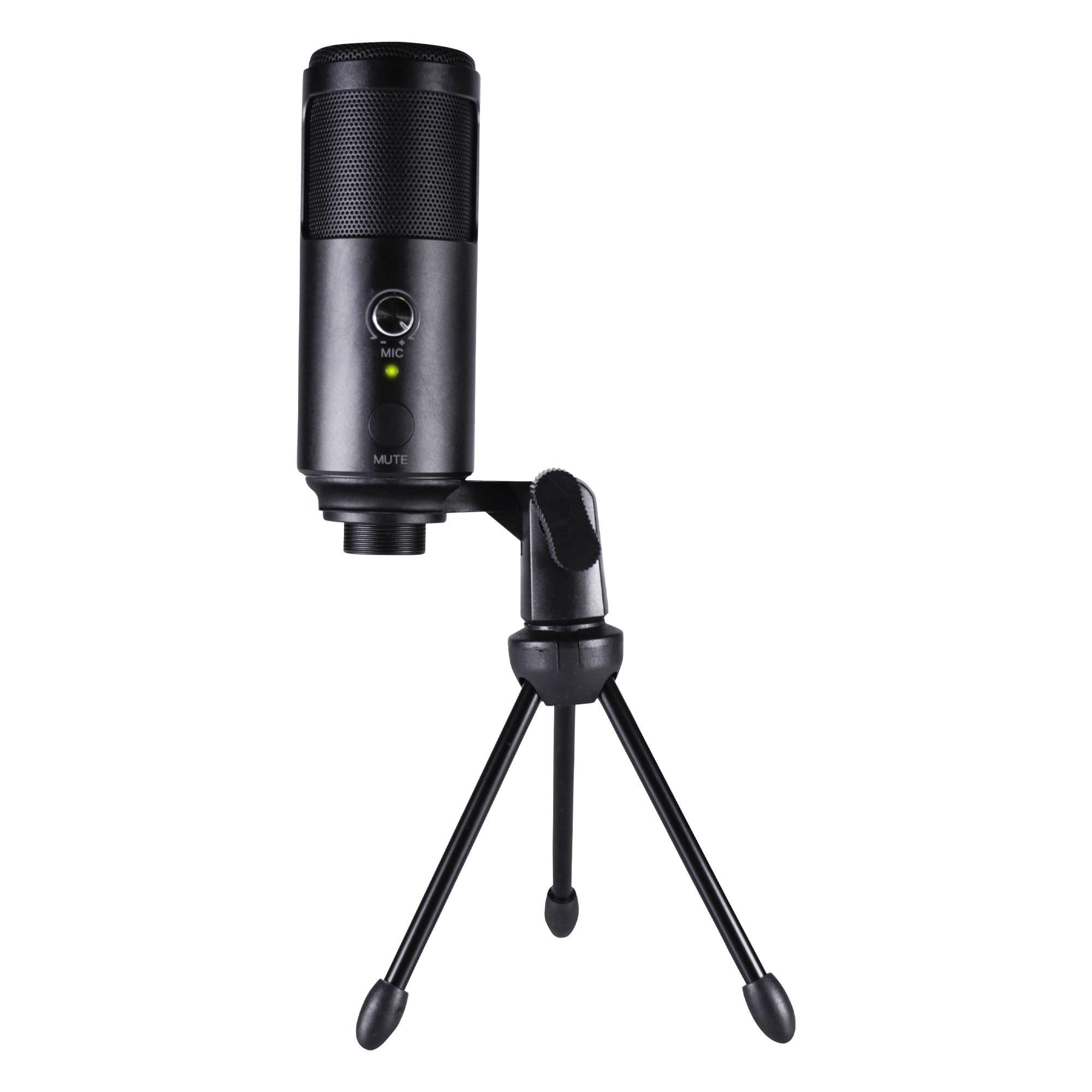 Miniatura Microfone De Mesa Streamer Gamer Usb Oex Mg200