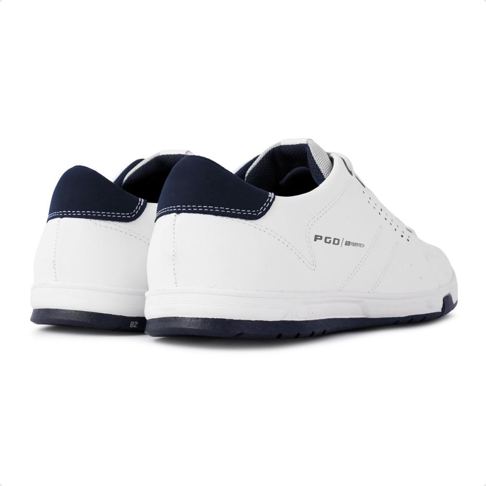 Miniatura Sapatênis Pegada Element Confort Masculino Branco / Marinho - 37