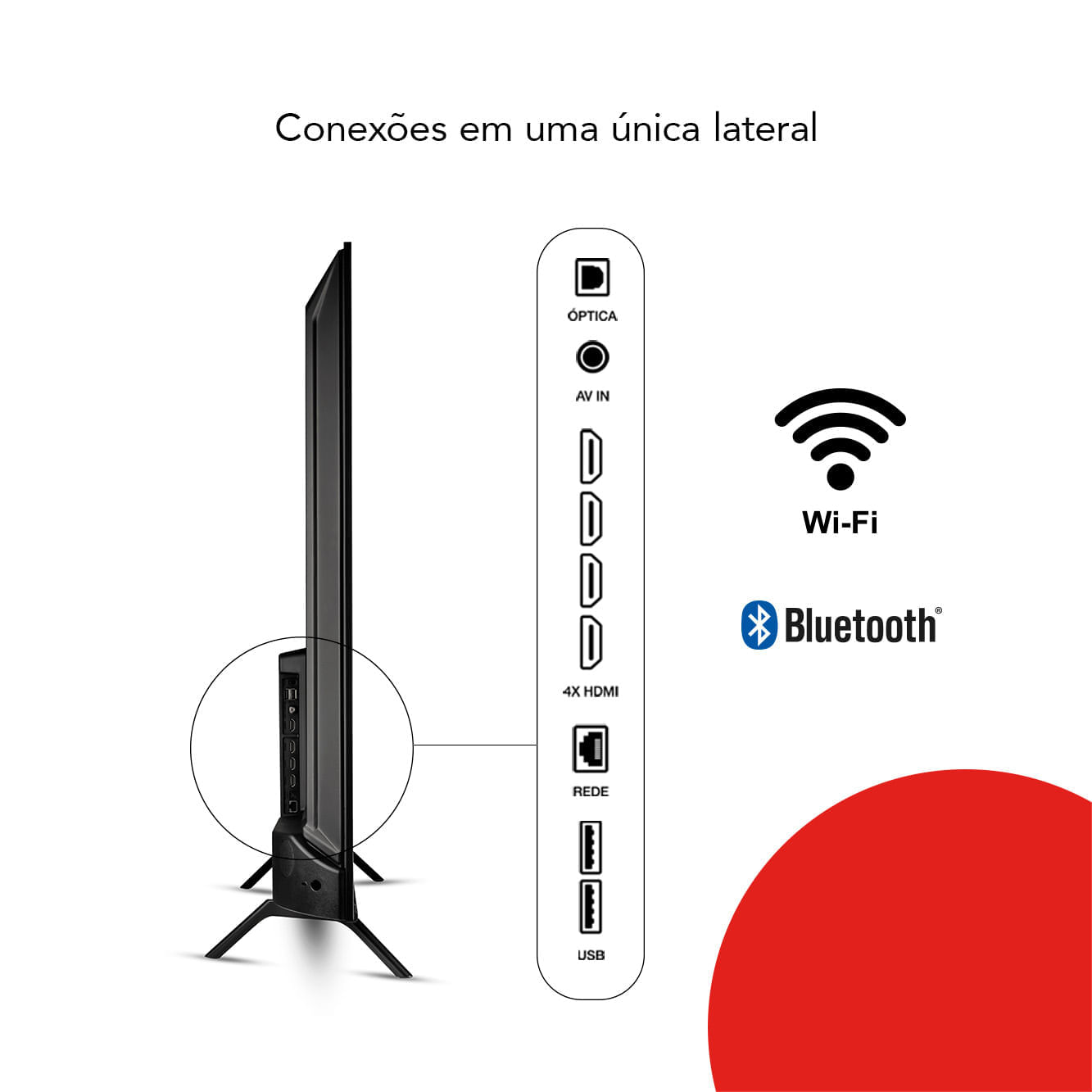 Miniatura Smart TV Aiwa 55” Android, 4K, Borda Ultrafina, Dolby Vision & Atmos - AWS-TV-55-BL-01-A BIV