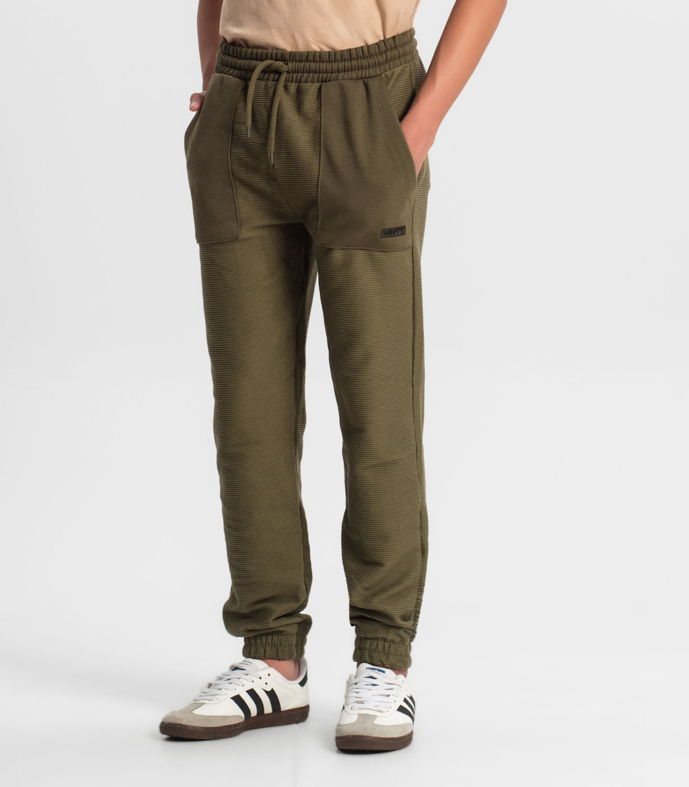 Miniatura Calça Jogger Juvenil Masculia Minty Verde 12
