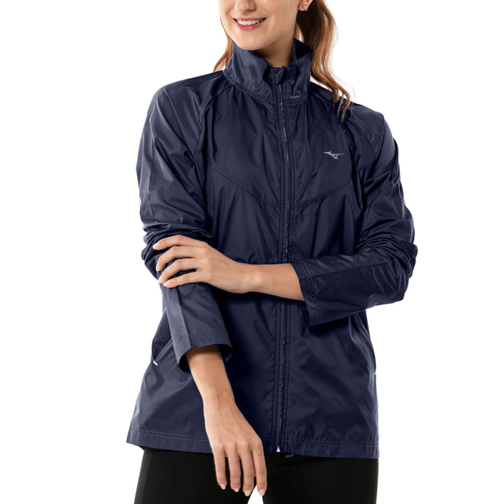 Miniatura Jaqueta de Corrida Feminina Mizuno Focus Azul - G