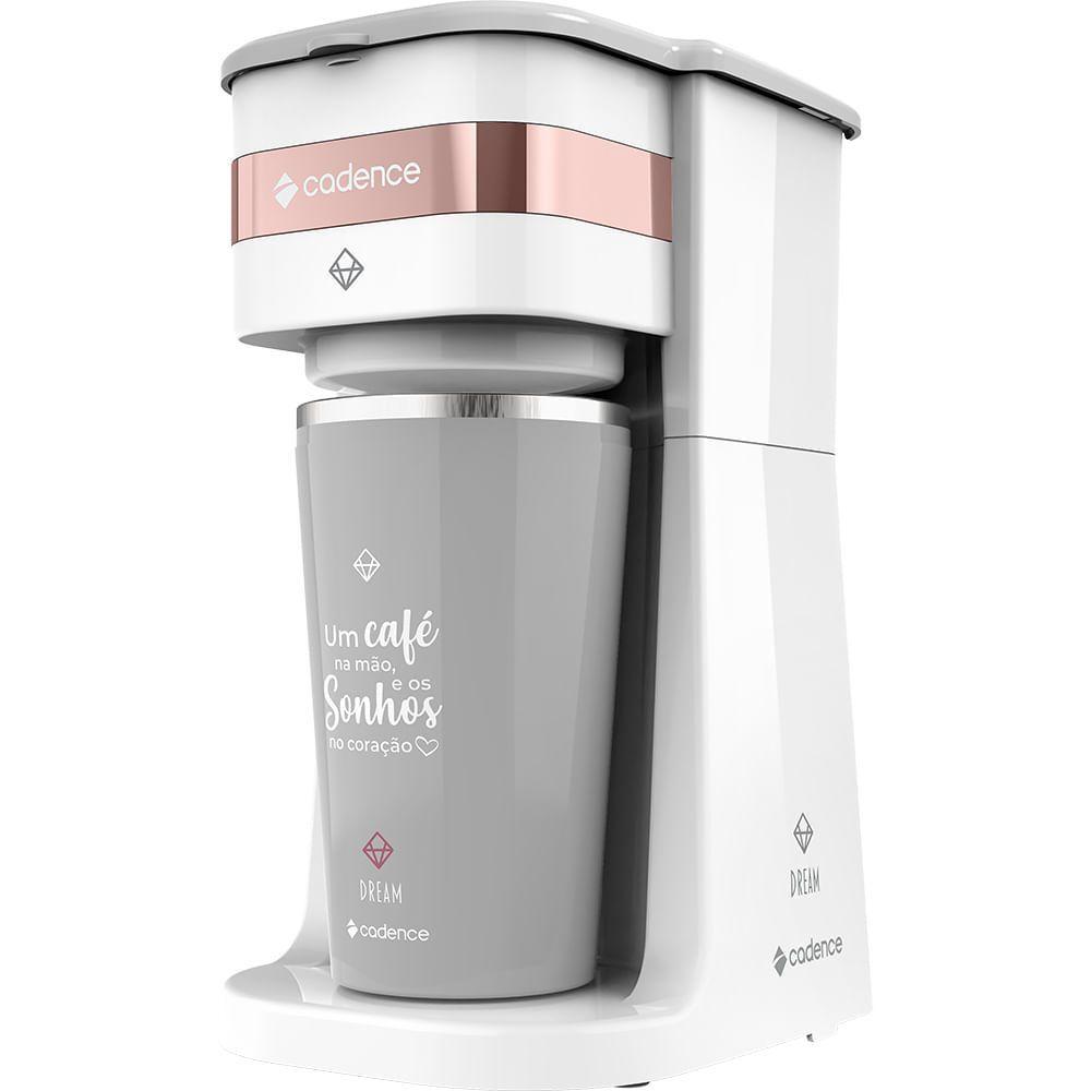 Cafeteira Elétrica Cadence Dream Rosé Gold Com Copo Térmico 110V