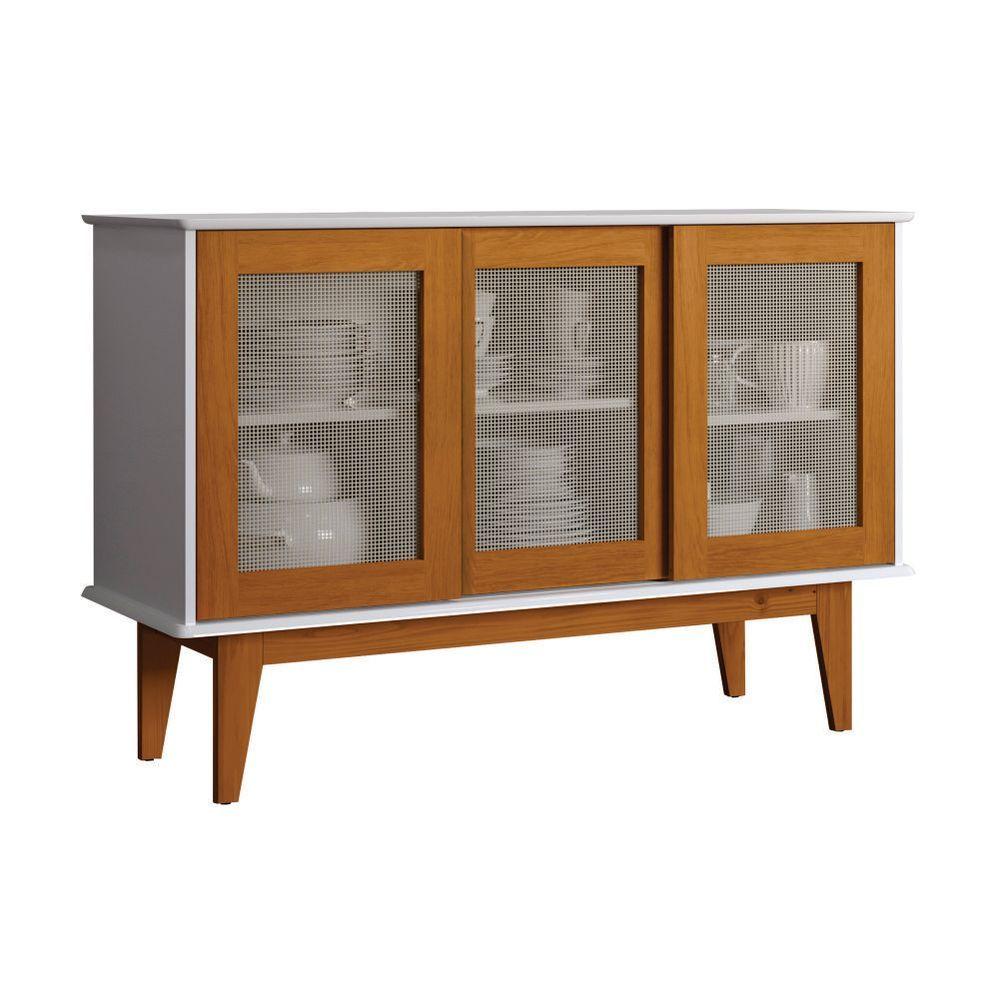 Miniatura Buffet Valencia Com 3 Portas Branco Nature