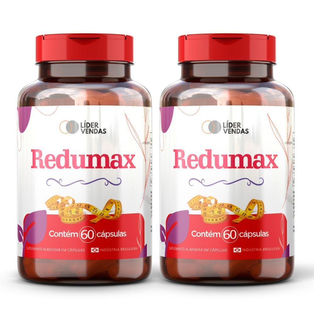 Miniatura Redumax 500mg 60 Cap - 2 Potes Fibras Naturais Que Reduzem A Fome, Ajudam No Intestino E Queimam Gordura!