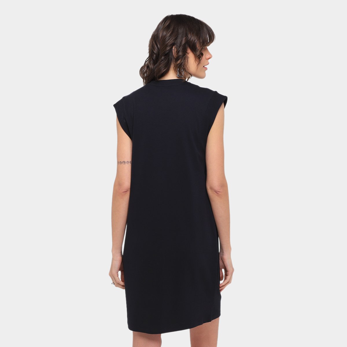 Miniatura Vestido Fila Heritage Essential Feminino Preto - GG