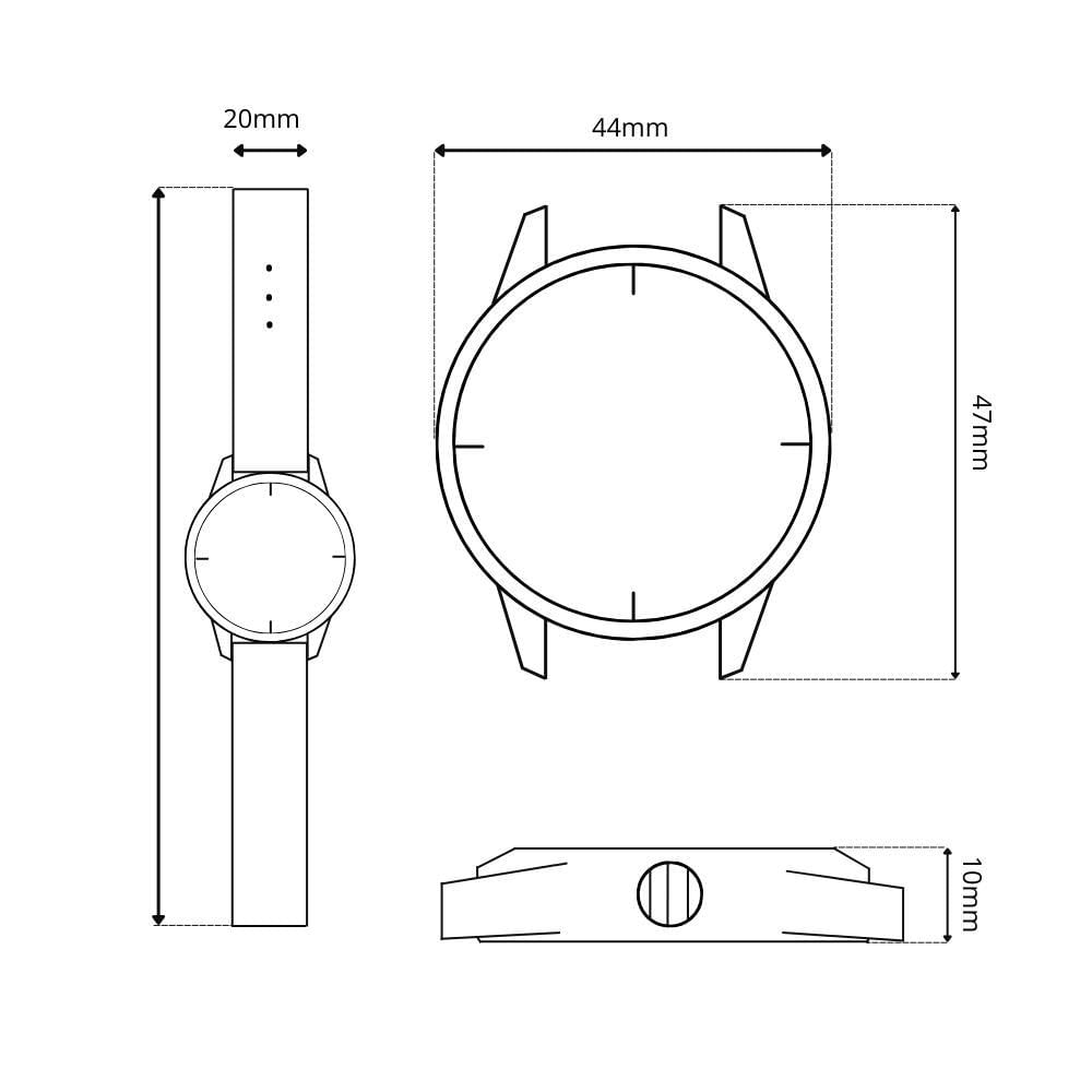 Miniatura Relógio Mondaine Feminino Analógico Dourado 32475Lpmvde1