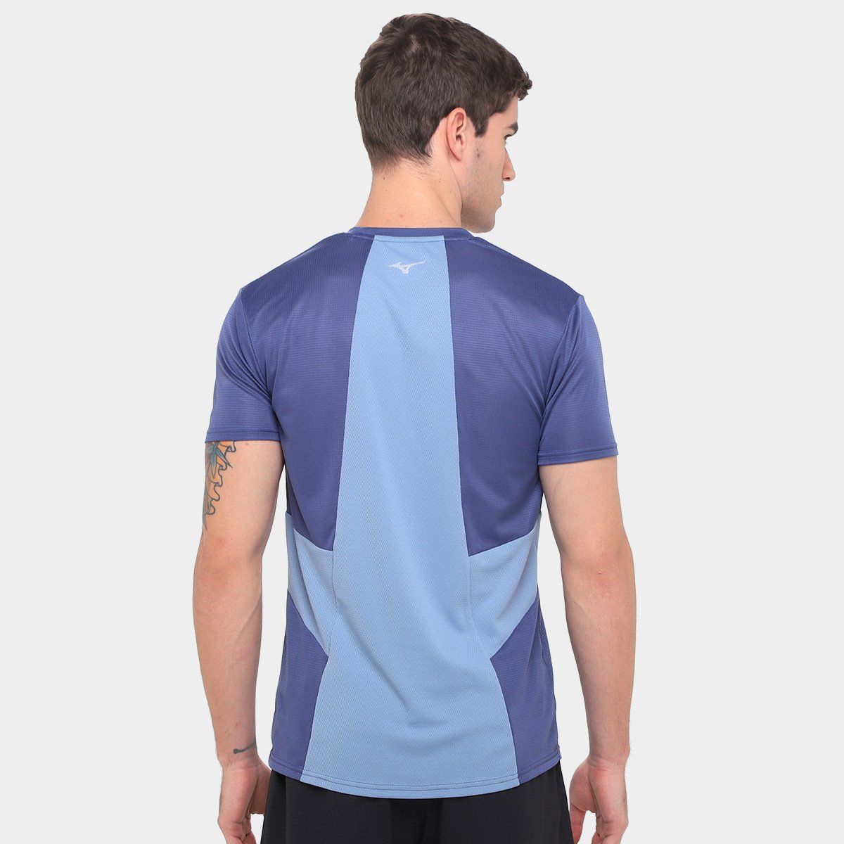 Miniatura Camiseta Mizuno Dry Aero Flow Masculina Azul - G