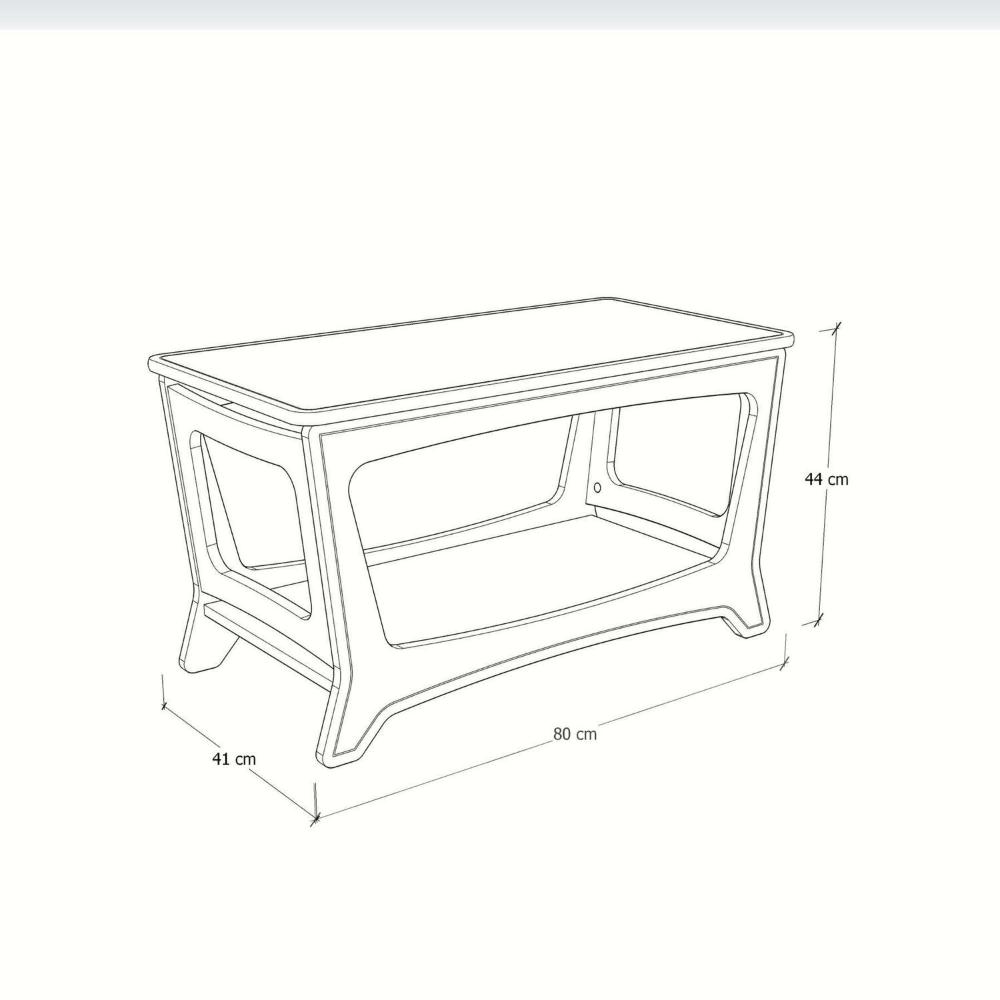 Miniatura Sapateira para Quarto 80cm Chad 100% Mdf Azul