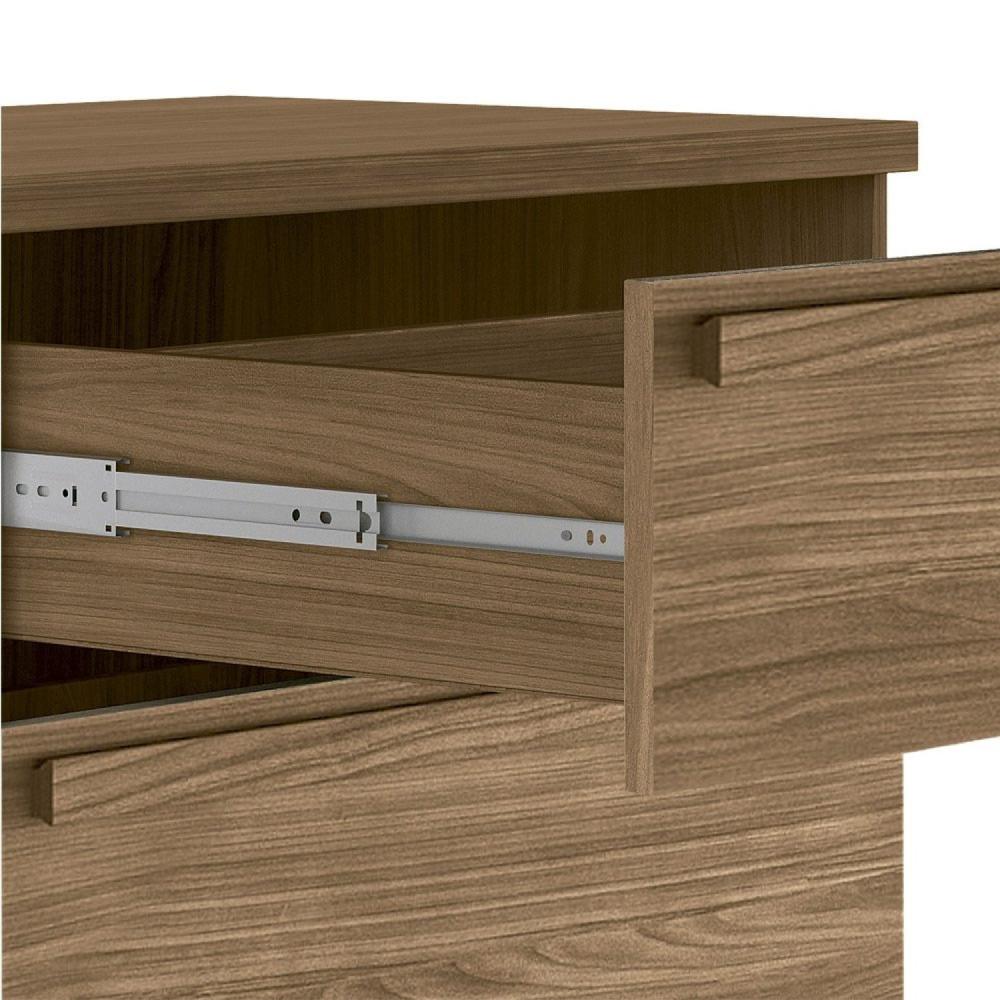 Miniatura Cômoda 2 Portas 5 Gavetas Málaga Gold Jatoba