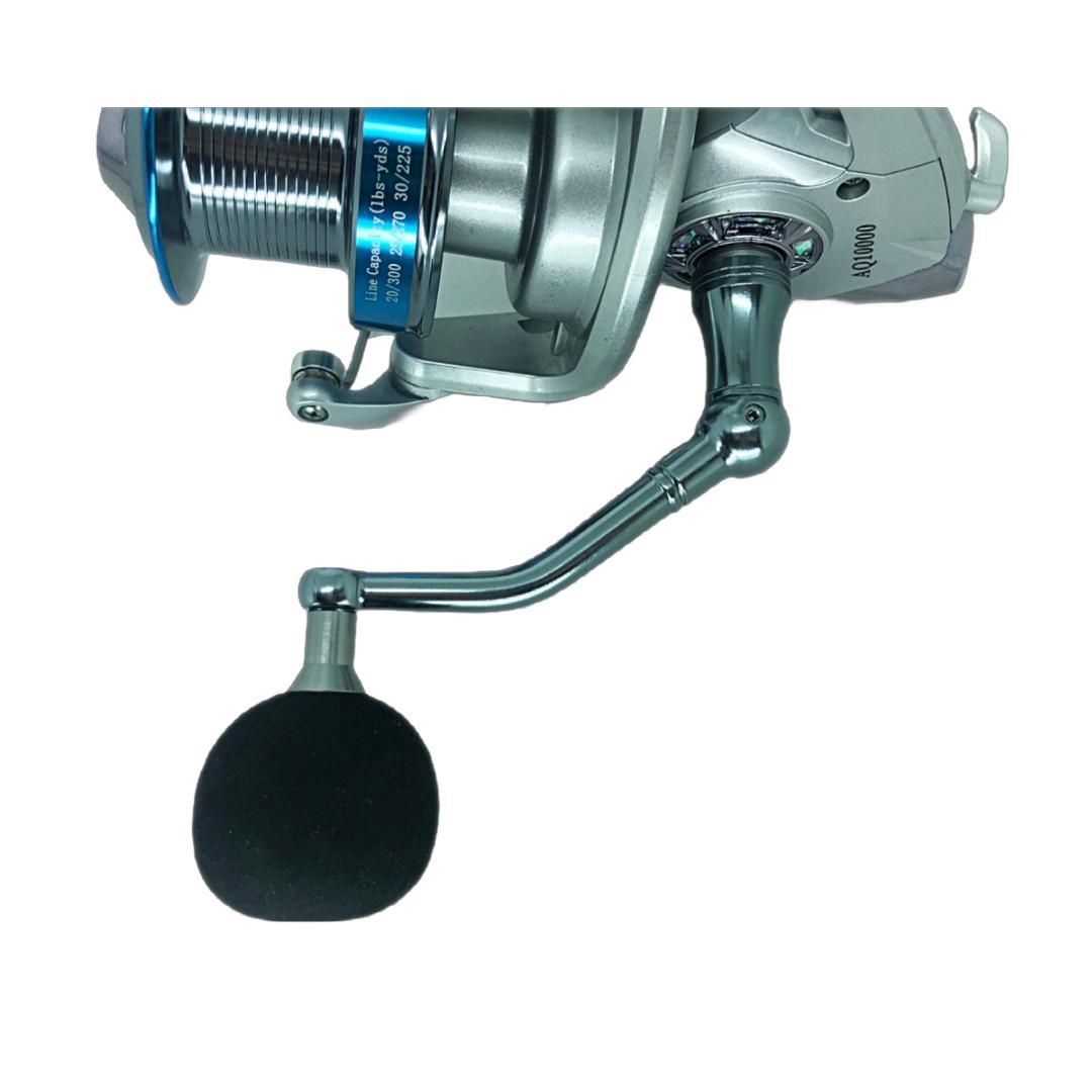 Molinete Pesca Praia Aq 10000 -13 Rolamentos Drag:25Kg