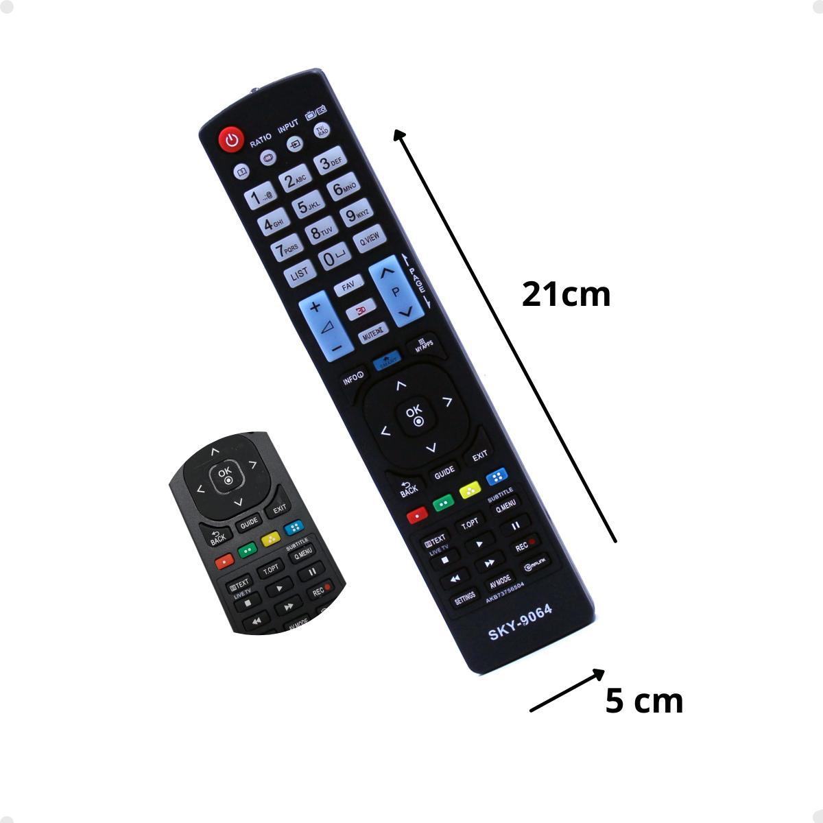 Miniatura Controle Para Tv Smart Akb73756524 Akb73615320