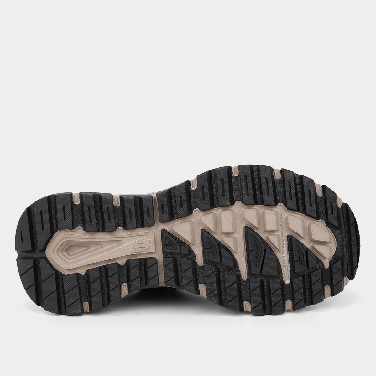 Miniatura Tênis Couro Skechers D'Lux Trekker Masculino Preto+verde - 38